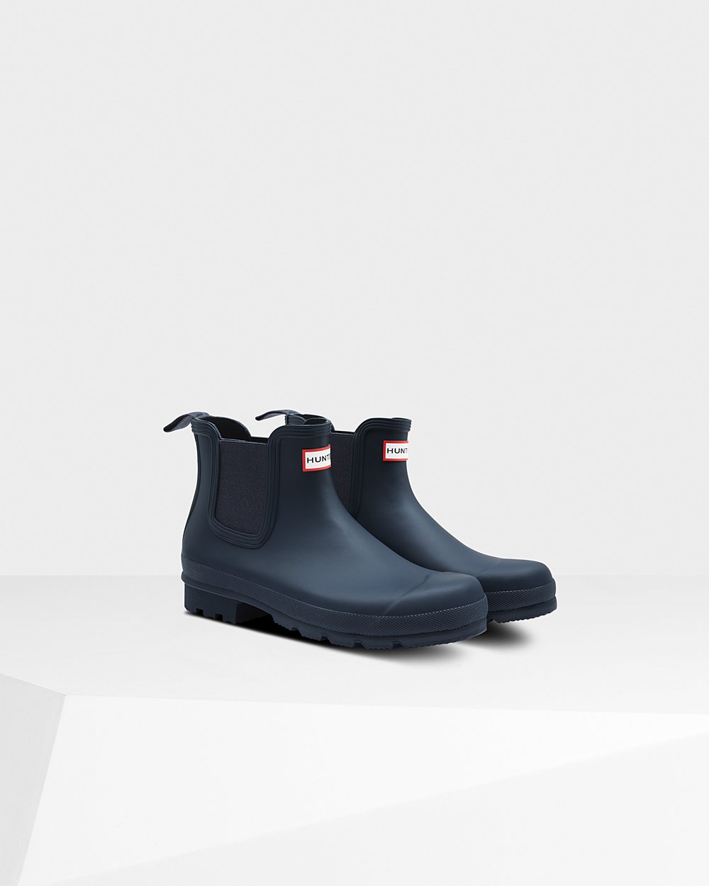 Mens Chelsea Boots - Hunter Original (50OYIZQKX) - Navy